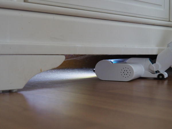 The Corvan Cordless Vacuum Can Reach Under Furniture