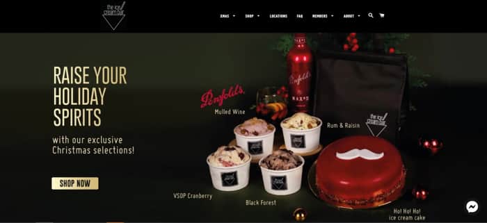 The Ice Cream Bar - Website