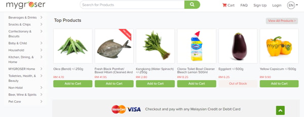 Top Selling Products On MyGroser