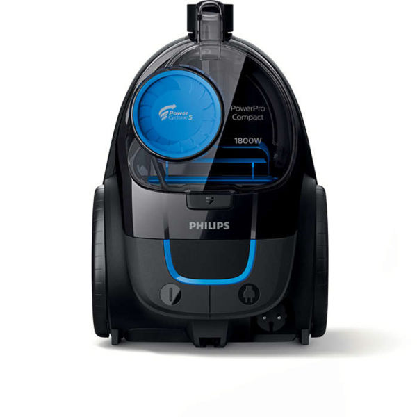 Top View Of The Canister Of PHILIPS FC935062 PowerPro Compact Bagless Vacuum Cleaner