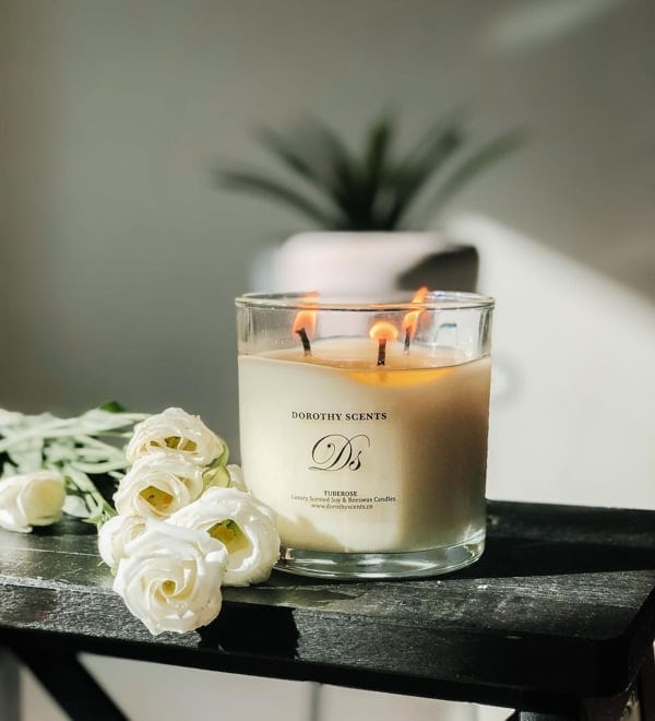 Tuberose Scented Candle by Dorothy Scents