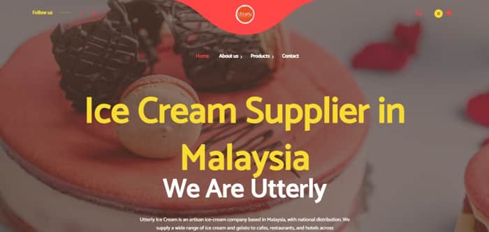 Utterly Ice Cream Malaysia (Ice Cream Supplier & Wholesaler) - Website