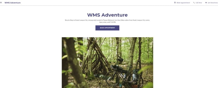 WMS Adventure - Website