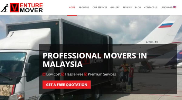 Website Of Venture Mover